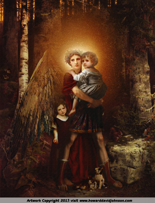 angel art angelic protectors saintly
